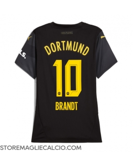 Borussia Dortmund Julian Brandt #10 Maglia Gara Trasferta Repliche 2024-25 Donna